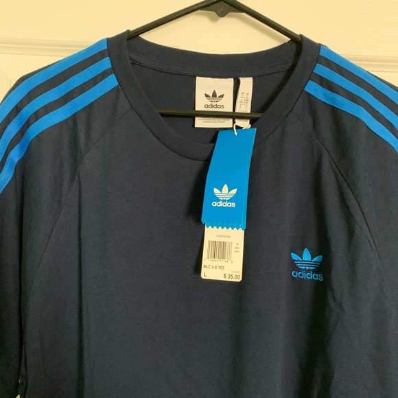 Adidas 3 stripes Tee, Brand New with Tags - Picture 8 of 8